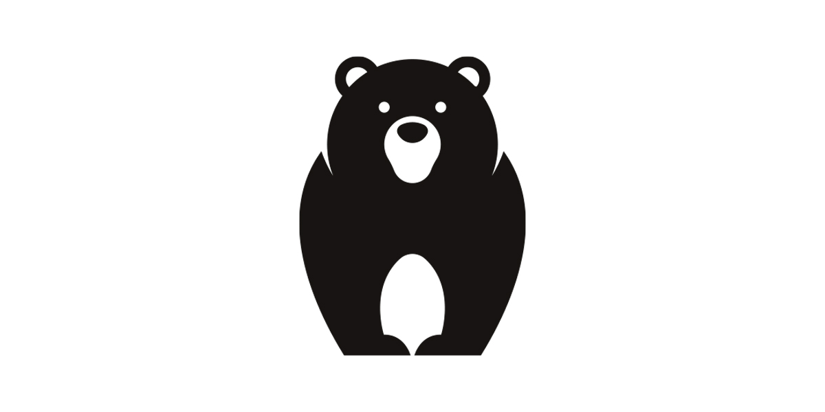 Logo Graphic Design of Bear Bowls Bear